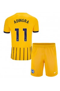 Brighton Simon Adingra #11 Babytruitje Uit tenue Kind 2024-25 Korte Mouw (+ Korte broeken)